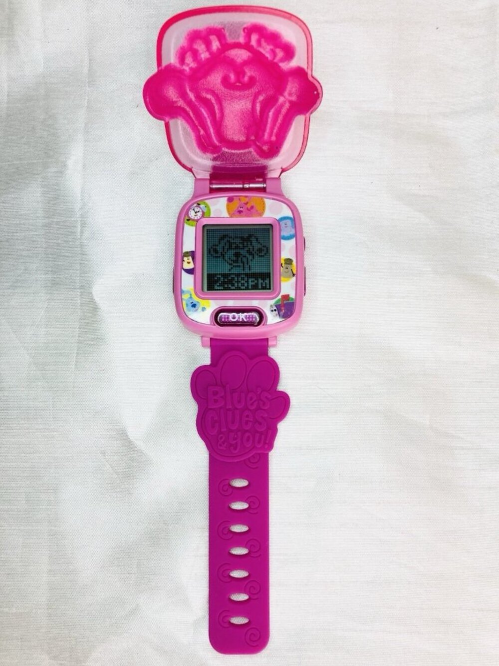 VTECH Blue's Clues & You Learn Pink kids Toy watch Works - Picture 2 of 3